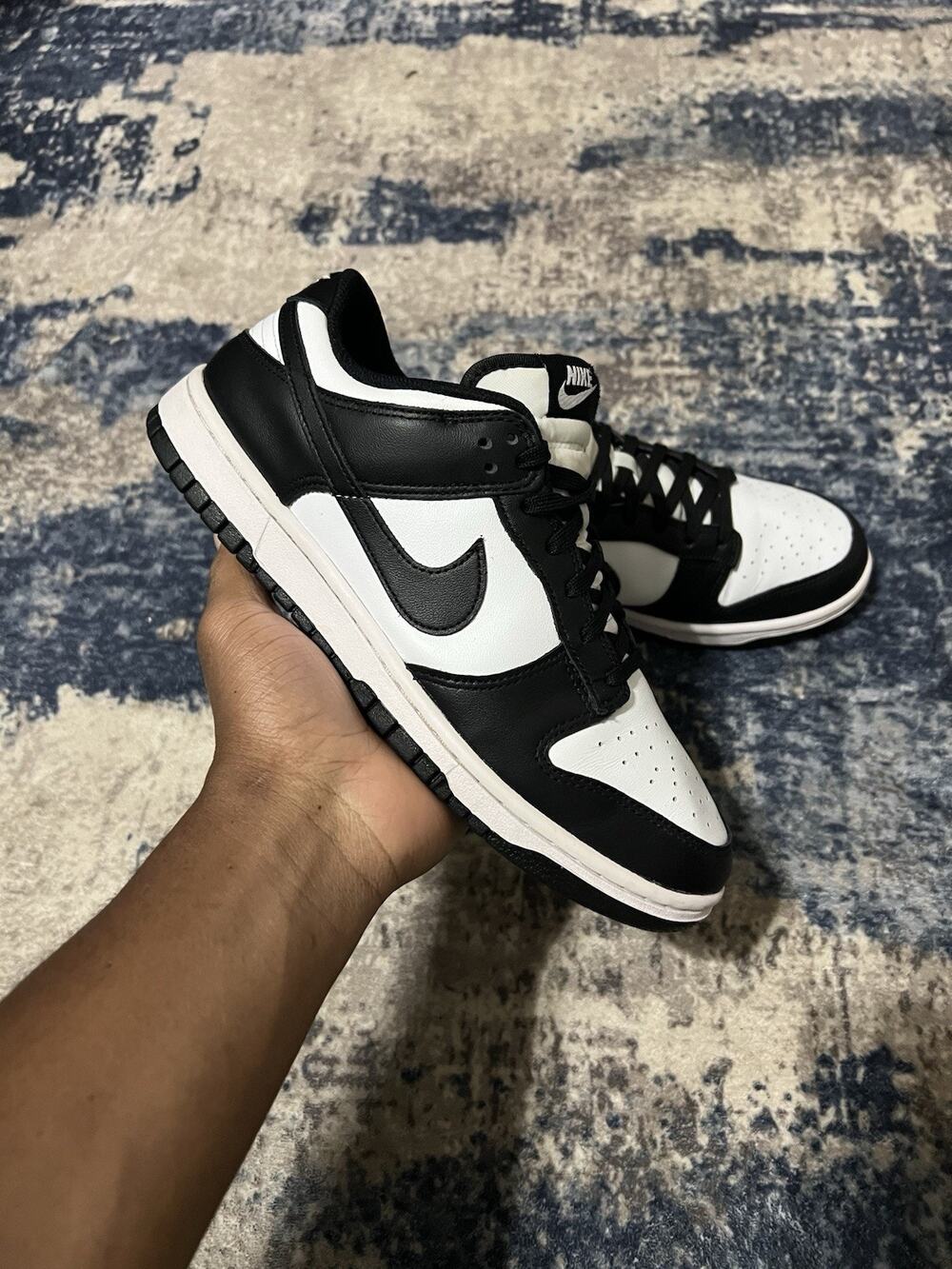 Size 8M- Nike Panda Dunk Low Men's Retro White/Black Womans 9.5